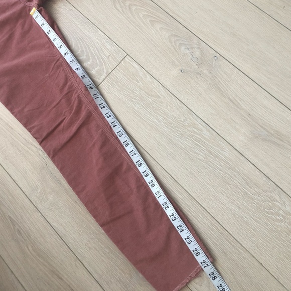 We The Free Free People Corduroy Raw Hem Pants in Rose Pink Size 27 - Picture 3 of 10